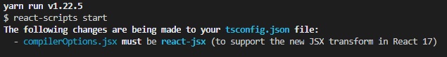 Cannot use JSX unless the '--jsx' flag is provided.ts(17004)